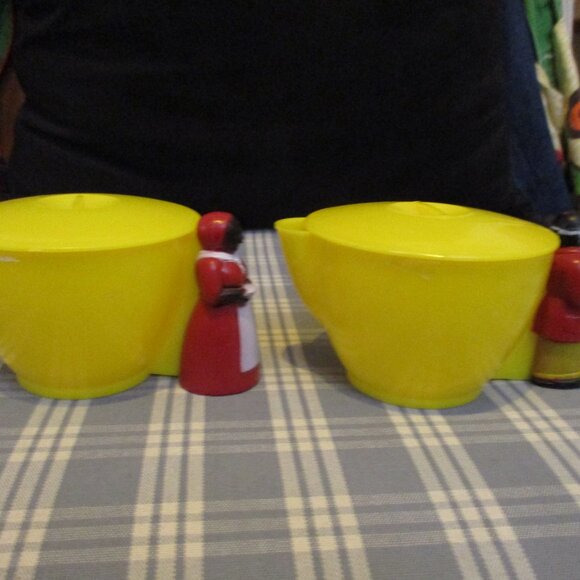 Vtg Miss Martha Originals Sugar and Creamer bowls w/lids! Rare! - Picture 4 of 8
